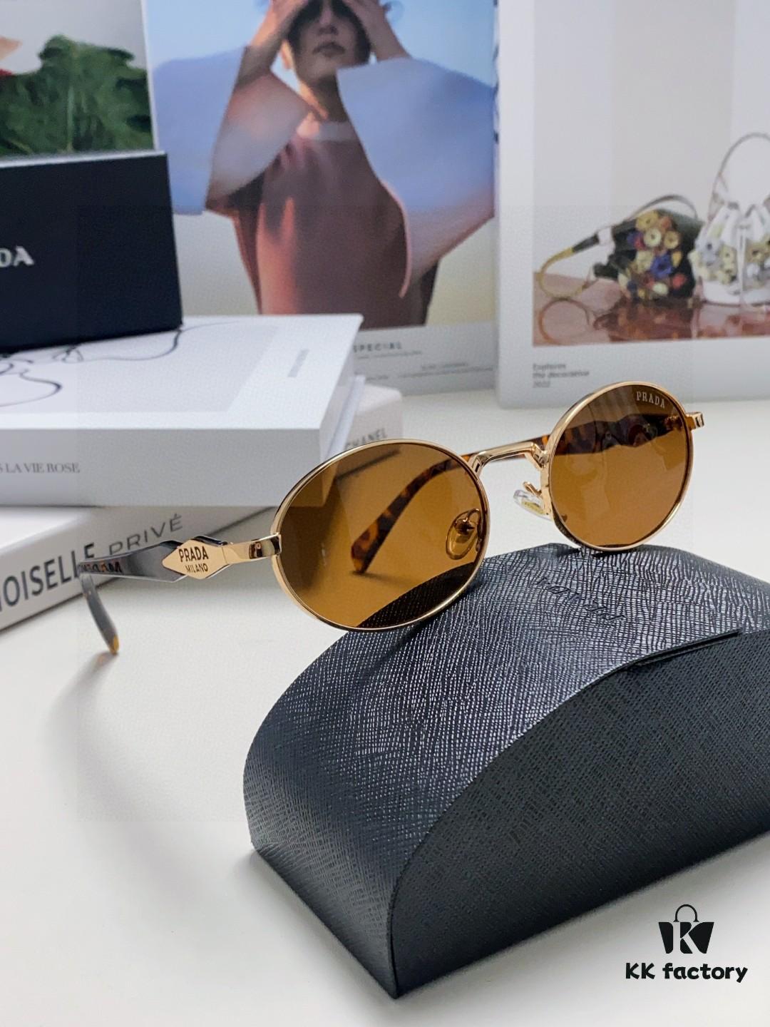 6931f9dd3a89a121ed54af09 Prada Small Round Frame ✔️ Fashionable Metal Oversized Sunglasses