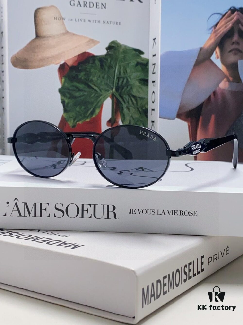 6931f9dd3a89a121ed54af0c Prada Small Round Frame ✔️ Fashionable Metal Oversized Sunglasses