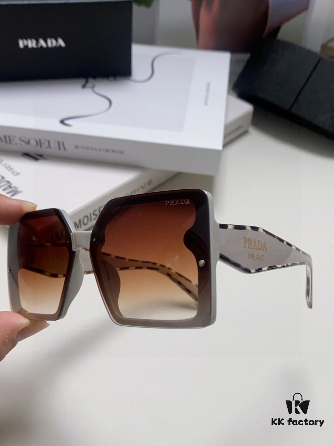 6931f9e03a89a121ed54af2f Prada 2025 New Arrival Fashion Minimalist Gradient Sunglasses for Round Face, Square Korean Style UV Protection Retro Instagram-Inspired Sunglasses
