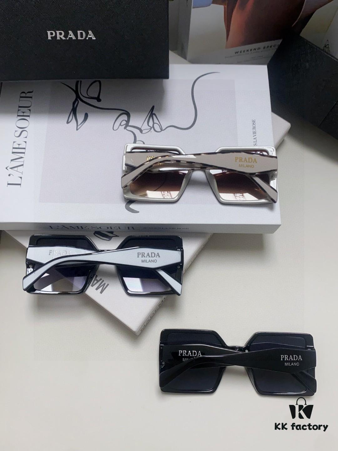 6931f9e03a89a121ed54af32 Prada 2025 New Arrival Fashion Minimalist Gradient Sunglasses for Round Face, Square Korean Style UV Protection Retro Instagram-Inspired Sunglasses