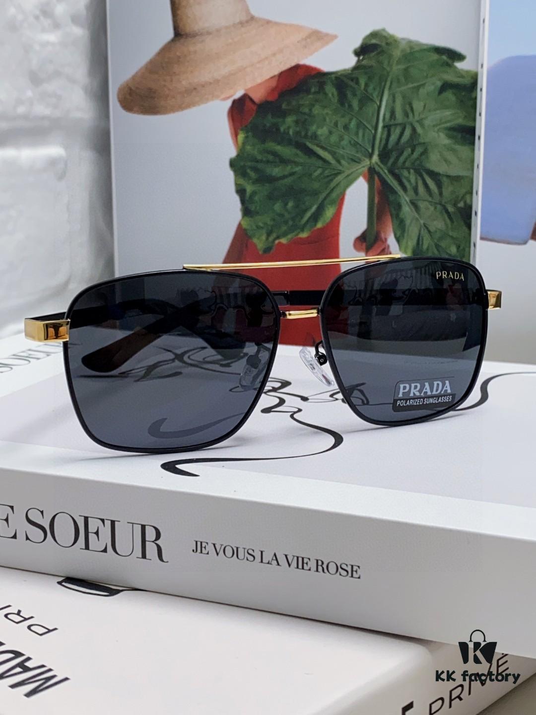 PRADA 2025 New Arrival High-Definition Polarized Sunglasses for Men, Driving-Specific UV Protection Sunglasses