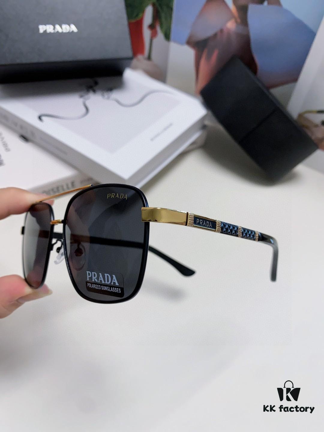 PRADA 2025 New Arrival High-Definition Polarized Sunglasses for Men, Driving-Specific UV Protection Sunglasses