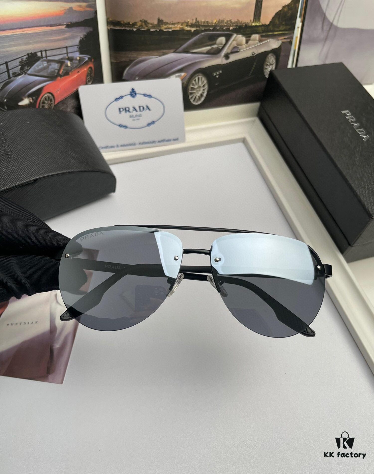 6931f9e83a89a121ed54af75 New Arrival High-Quality Unisex Prada Original Design Sunglasses