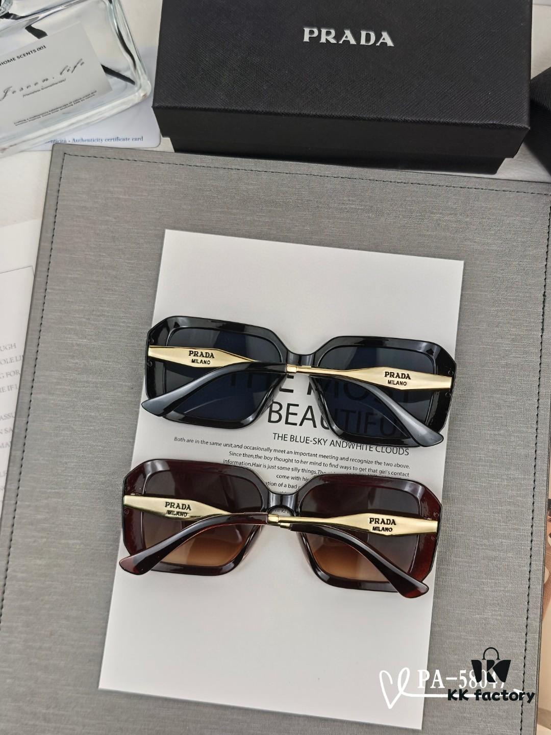 6931f9e93a89a121ed54af84 PRADA - New Lightweight TR Frame Sunglasses with Polaroid Resin Lenses, Fashionable UV Protection Eyewear for Travel and Driving