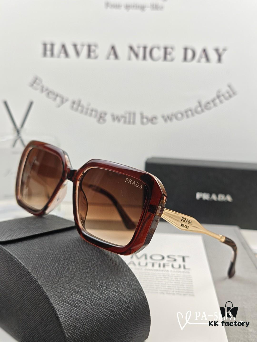 6931f9e93a89a121ed54af86 PRADA - New Lightweight TR Frame Sunglasses with Polaroid Resin Lenses, Fashionable UV Protection Eyewear for Travel and Driving