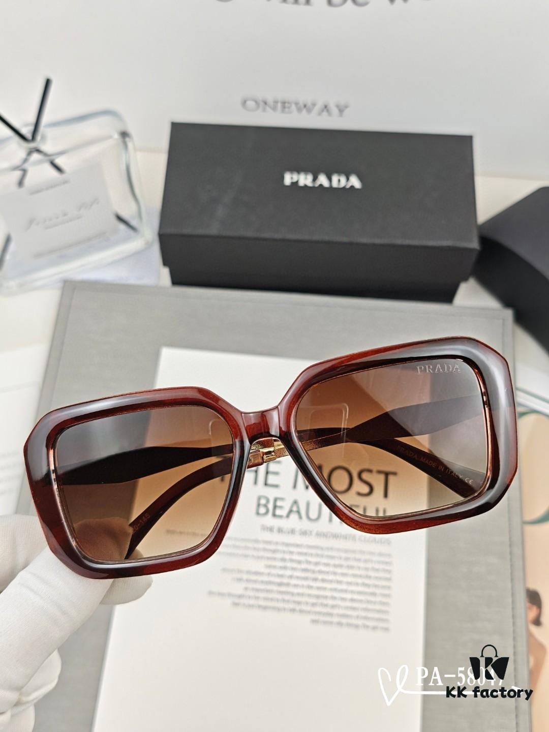 6931f9e93a89a121ed54af88 PRADA - New Lightweight TR Frame Sunglasses with Polaroid Resin Lenses, Fashionable UV Protection Eyewear for Travel and Driving