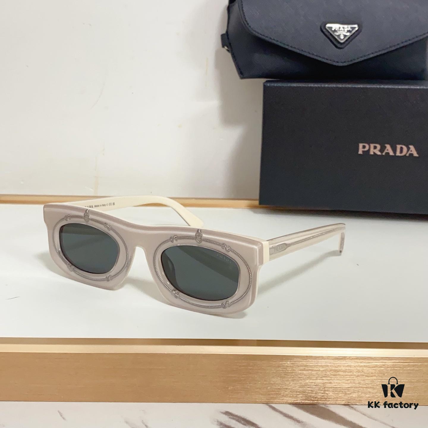 6931f9ea3a89a121ed54af98 145 NEW Official Website Synchronized PRADA MOD: PRB02S, Each Temple Arm with Unique Serial Number SIZE: 47-26-140 Eyeglasses Sunglasses