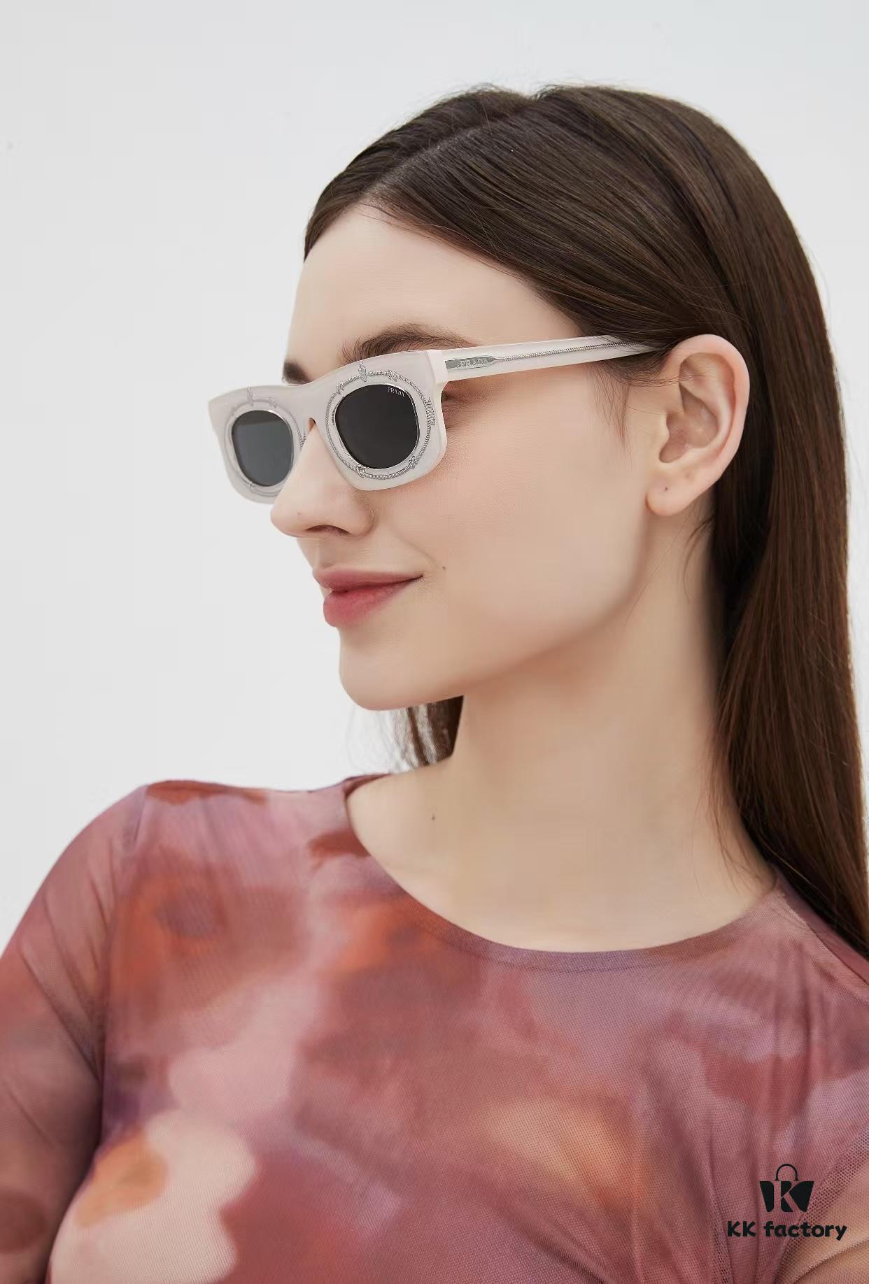 6931f9eb3a89a121ed54af9c 145 NEW Official Website Synchronized PRADA MOD: PRB02S, Each Temple Arm with Unique Serial Number SIZE: 47-26-140 Eyeglasses Sunglasses