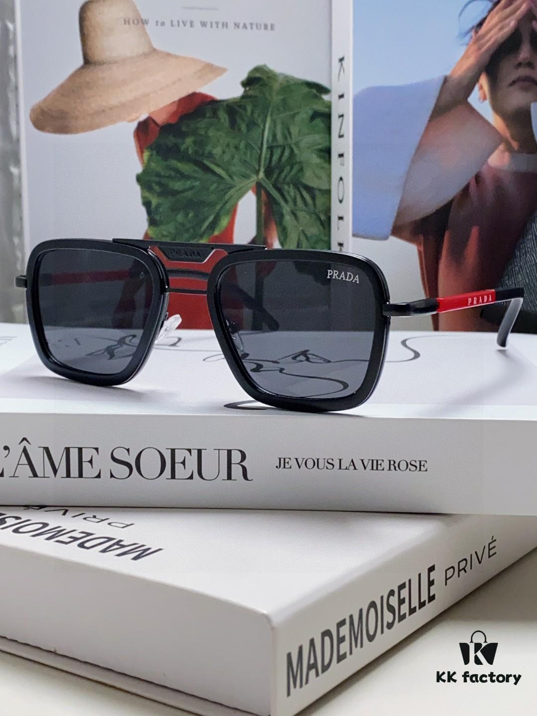 6931f9ee3a89a121ed54afca Prada 2025 New Arrival Sunglasses, Fashionable Metal Oversized Unisex Sun Glasses for Men and Women