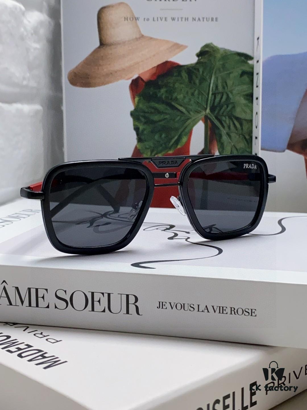 6931f9ee3a89a121ed54afcb Prada 2025 New Arrival Sunglasses, Fashionable Metal Oversized Unisex Sun Glasses for Men and Women
