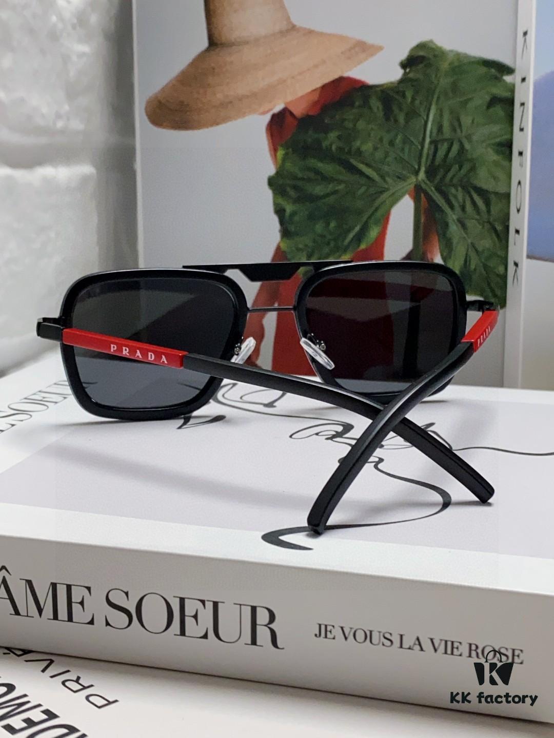 6931f9ee3a89a121ed54afcc Prada 2025 New Arrival Sunglasses, Fashionable Metal Oversized Unisex Sun Glasses for Men and Women
