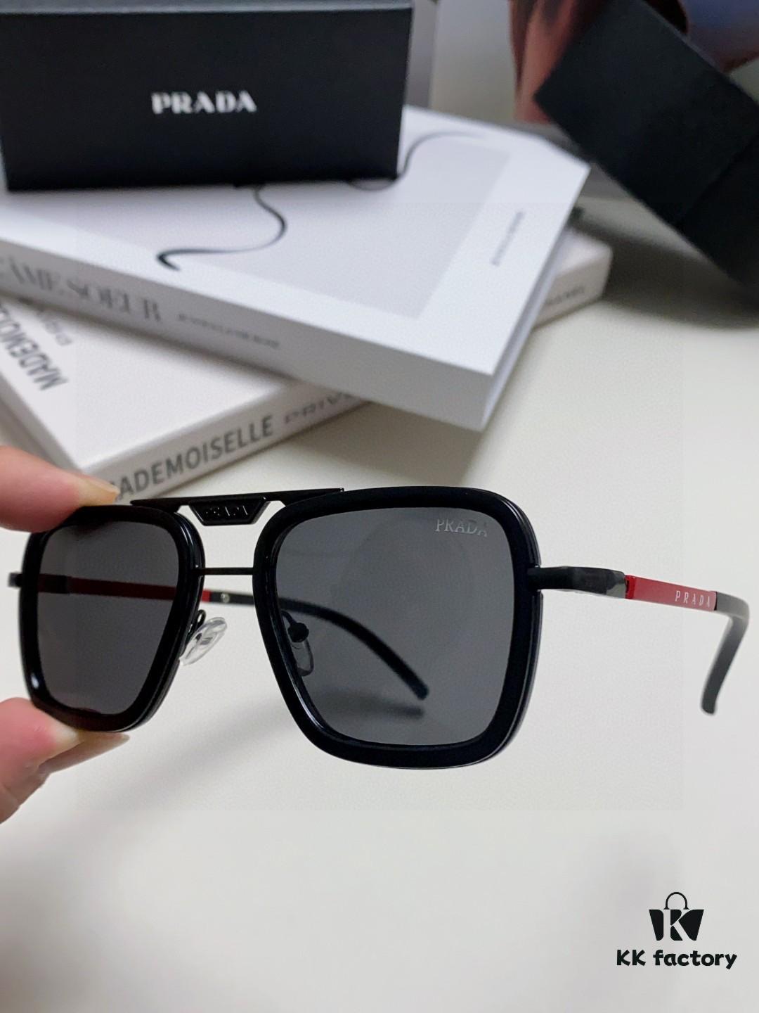 6931f9ee3a89a121ed54afcf Prada 2025 New Arrival Sunglasses, Fashionable Metal Oversized Unisex Sun Glasses for Men and Women