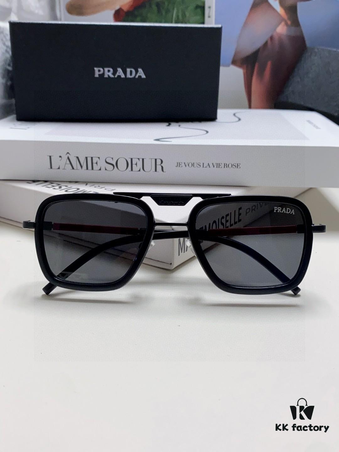 6931f9ee3a89a121ed54afd0 Prada 2025 New Arrival Sunglasses, Fashionable Metal Oversized Unisex Sun Glasses for Men and Women