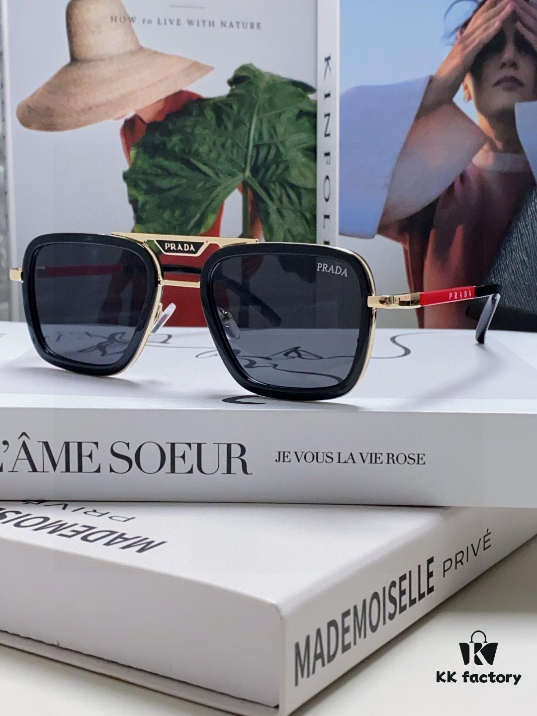 6931f9ef3a89a121ed54afd4 Prada 2025 New Arrival Sunglasses, Fashionable Metal Oversized Unisex Sun Glasses for Men and Women