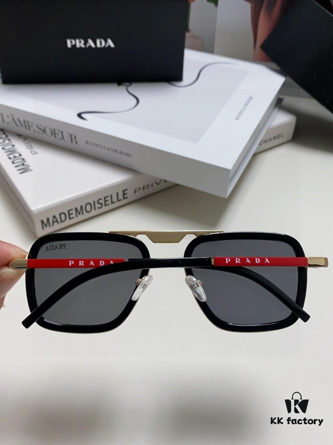 6931f9ef3a89a121ed54afd8 Prada 2025 New Arrival Sunglasses, Fashionable Metal Oversized Unisex Sun Glasses for Men and Women