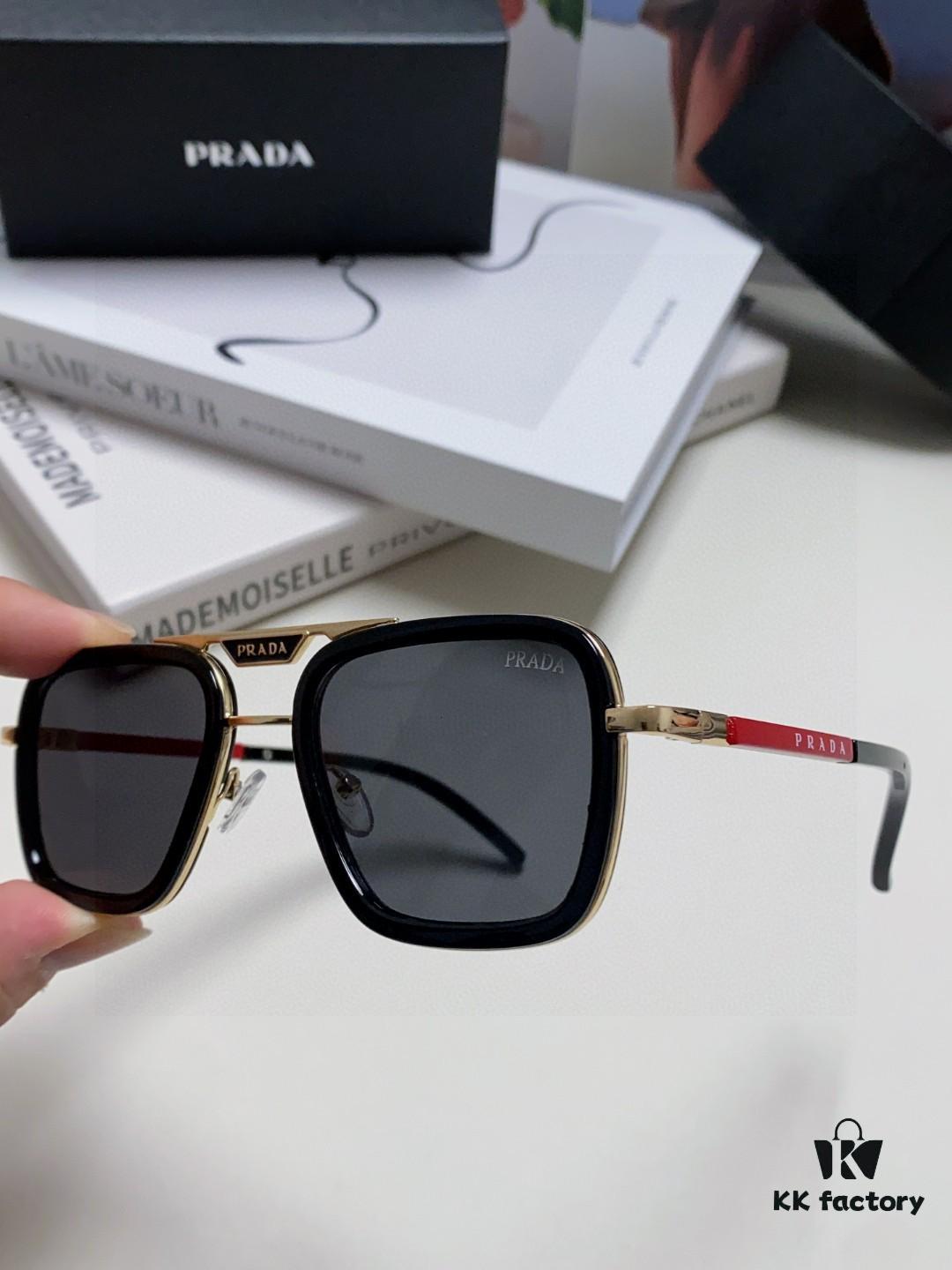6931f9ef3a89a121ed54afd9 Prada 2025 New Arrival Sunglasses, Fashionable Metal Oversized Unisex Sun Glasses for Men and Women