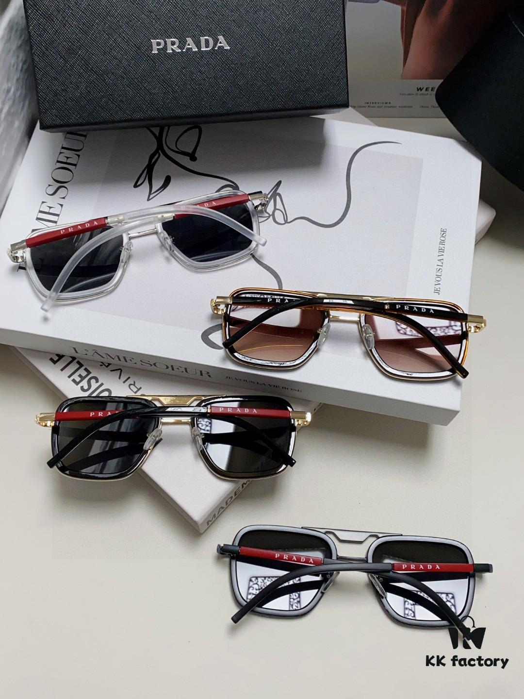 6931f9ef3a89a121ed54afdc Prada 2025 New Arrival Sunglasses, Fashionable Metal Oversized Unisex Sun Glasses for Men and Women