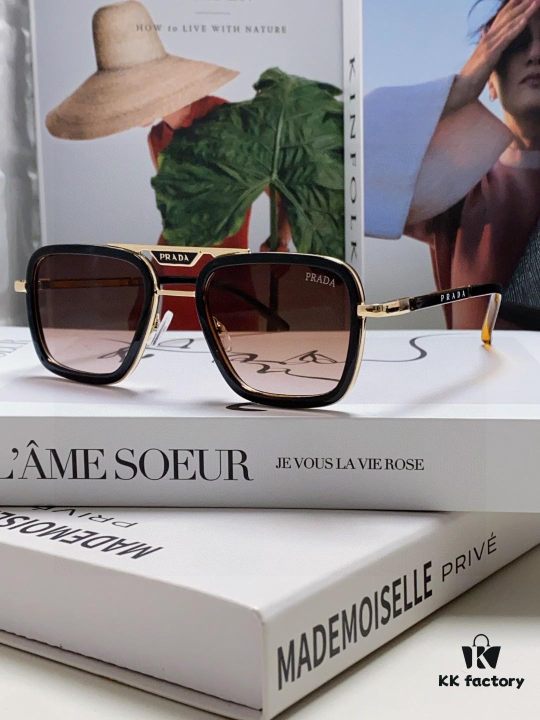 6931f9ef3a89a121ed54afde Prada 2025 New Arrival Sunglasses, Fashion Metal Oversized Unisex Sun Glasses for Men and Women