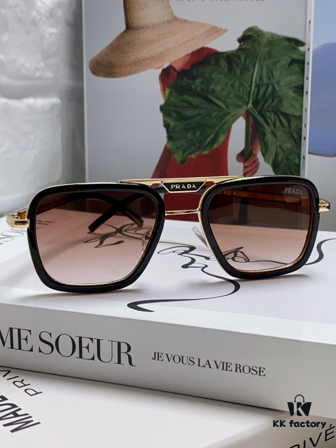 6931f9ef3a89a121ed54afdf Prada 2025 New Arrival Sunglasses, Fashion Metal Oversized Unisex Sun Glasses for Men and Women