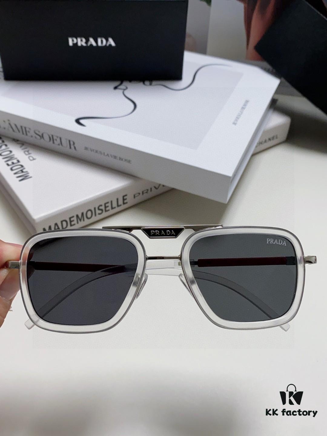 6931f9f03a89a121ed54afeb Prada 2025 New Arrival Sunglasses, Fashionable Metal Oversized Unisex Sun Glasses for Men and Women