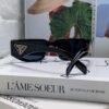 Prada New Model Sunglasses Classic Triangle Logo Fashion Unisex Sunglasses