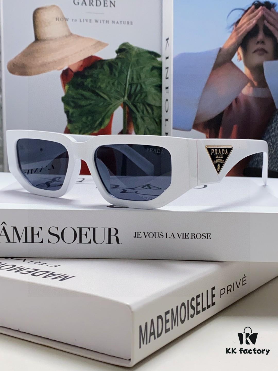6931f9f33a89a121ed54b011 Prada New Model Sunglasses Classic Triangle Logo Fashion Unisex Eyewear