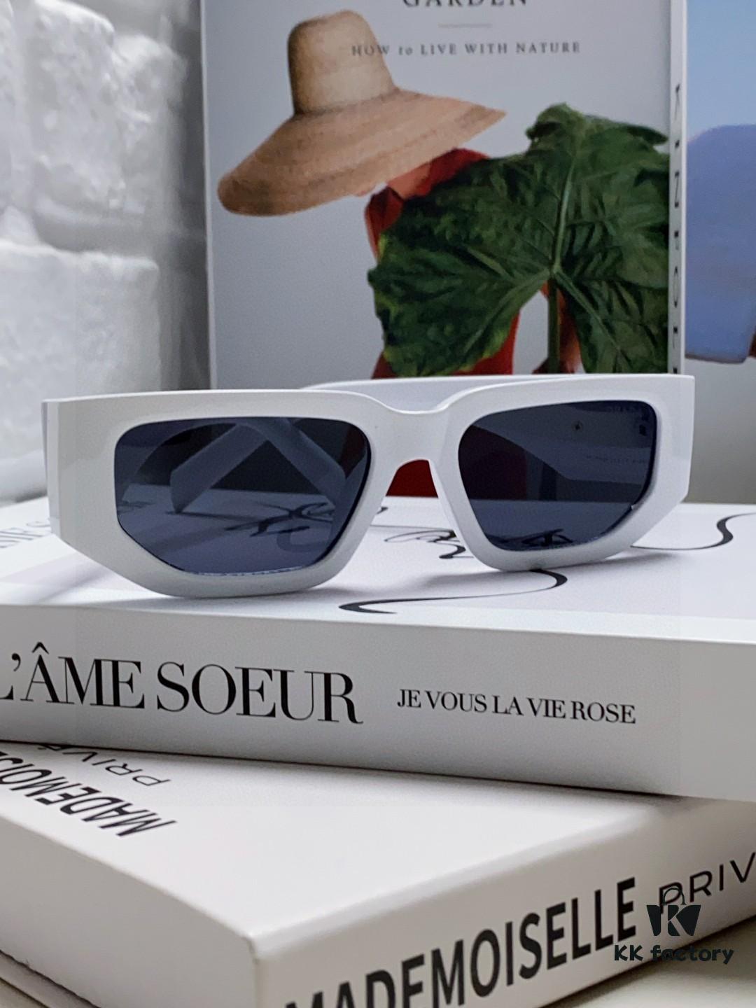 6931f9f33a89a121ed54b012 Prada New Model Sunglasses Classic Triangle Logo Fashion Unisex Eyewear