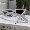 6931f9f33a89a121ed54b013 Prada New Model Sunglasses Classic Triangle Logo Fashion Unisex Eyewear