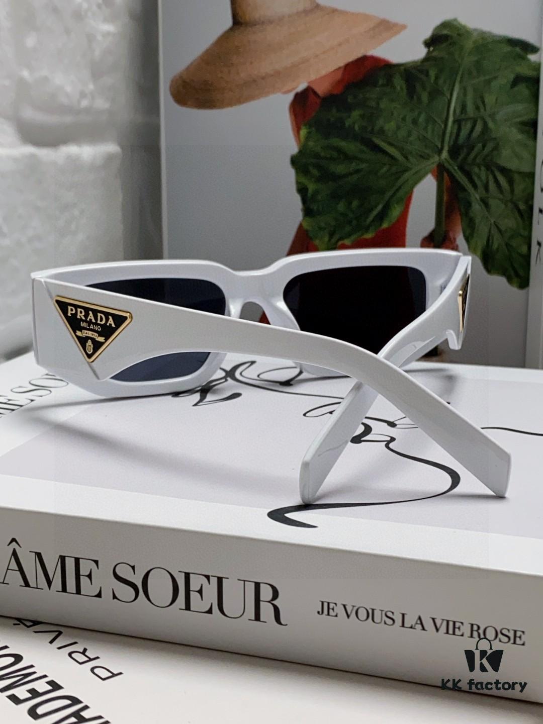 6931f9f33a89a121ed54b013 Prada New Model Sunglasses Classic Triangle Logo Fashion Unisex Eyewear