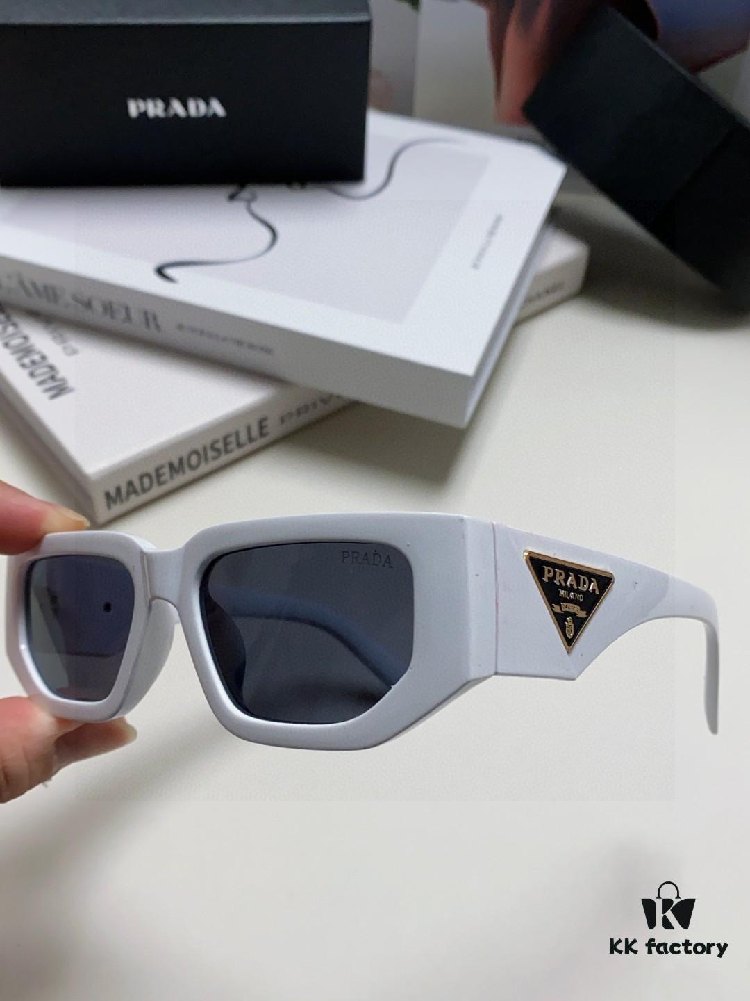 6931f9f33a89a121ed54b016 Prada New Model Sunglasses Classic Triangle Logo Fashion Unisex Eyewear