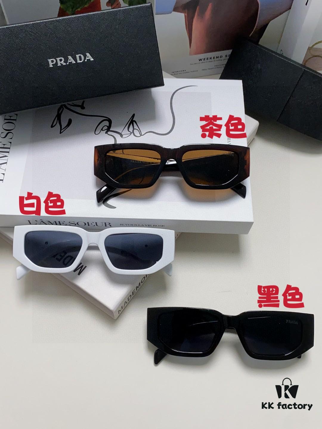 6931f9f43a89a121ed54b01a Prada New Model Sunglasses Classic Triangle Logo Fashion Unisex Eyewear