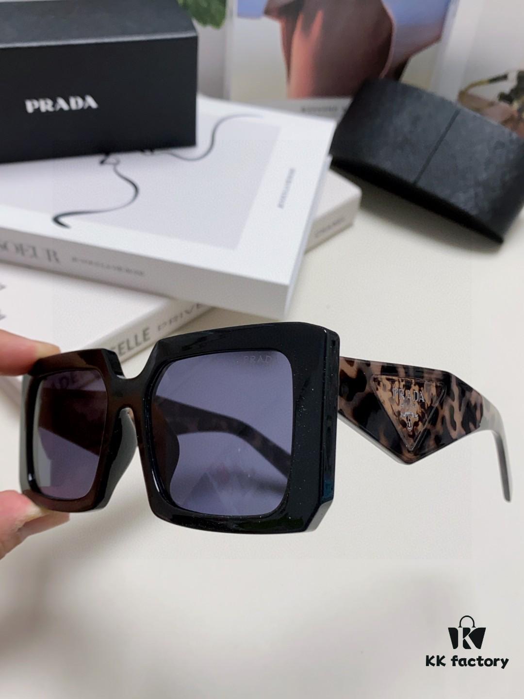6931f9f53a89a121ed54b02b Prada 2025 Fashionable Metal Polygonal Oversized Sunglasses Unisex, Checkered Lens Stylish Sun Glasses for Men and Women