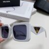 6931f9f73a89a121ed54b041 Prada 2025 Fashion Metal Polygonal Oversized Sunglasses Unisex, Stylish Sun Protection with Checkered Lens
