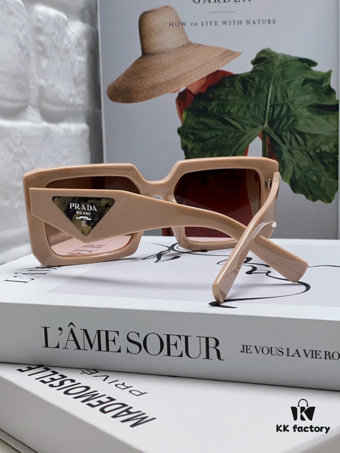 6931f9f73a89a121ed54b049 Prada 2025 Fashion Metal Polygonal Oversized Sunglasses Unisex, Checkered Lens Sunglasses for Men and Women