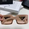 6931f9f73a89a121ed54b04b Prada 2025 Fashion Metal Polygonal Oversized Sunglasses Unisex, Checkered Lens Sunglasses for Men and Women