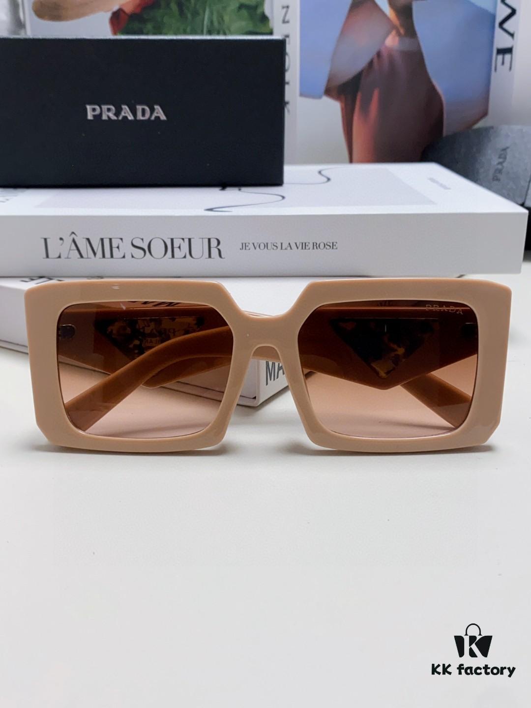 6931f9f73a89a121ed54b04d Prada 2025 Fashion Metal Polygonal Oversized Sunglasses Unisex, Checkered Lens Sunglasses for Men and Women