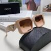 6931f9f73a89a121ed54b04e Prada 2025 Fashion Metal Polygonal Oversized Sunglasses Unisex, Checkered Lens Sunglasses for Men and Women