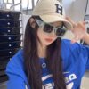 6931f9f83a89a121ed54b051 Prada 2025 Fashionable Metallic Polygon Oversized Sunglasses Unisex, Checkered Lens Design