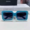 6931f9f83a89a121ed54b058 Prada 2025 Fashionable Metallic Polygon Oversized Sunglasses Unisex, Checkered Lens Design