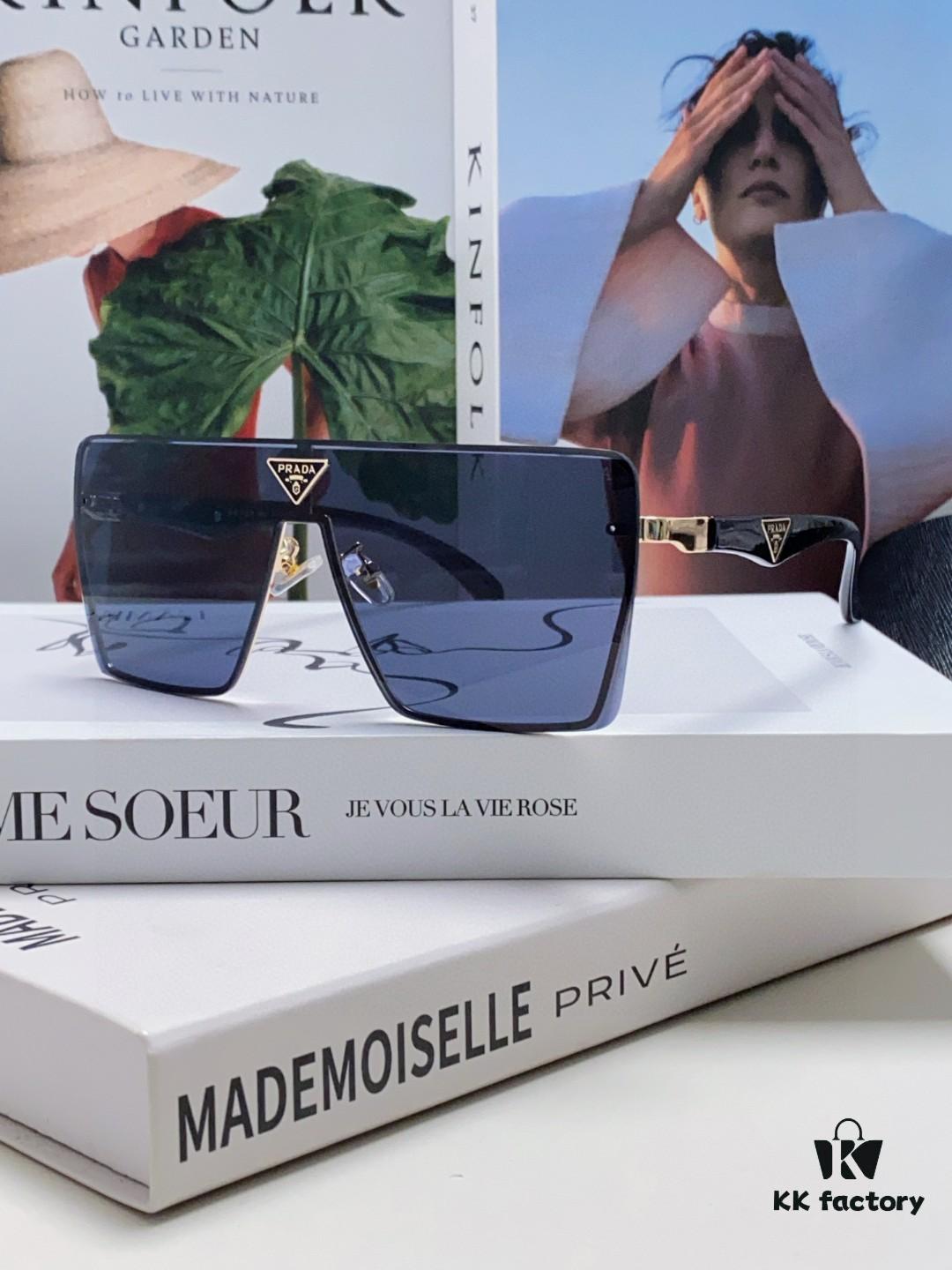 6931f9fa3a89a121ed54b070 Prada 2025 New Large-Frame Unisex Sunglasses, Fashionable and Trendy Casual Shades, Travel and Driving Sun Glasses
