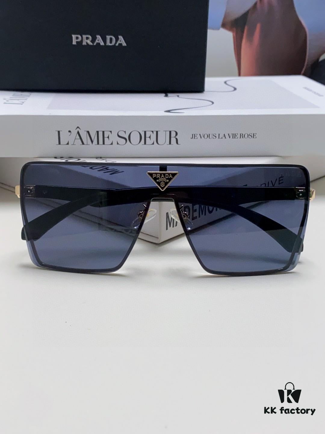 6931f9fa3a89a121ed54b076 Prada 2025 New Large-Frame Unisex Sunglasses, Fashionable and Trendy Casual Shades, Travel and Driving Sun Glasses