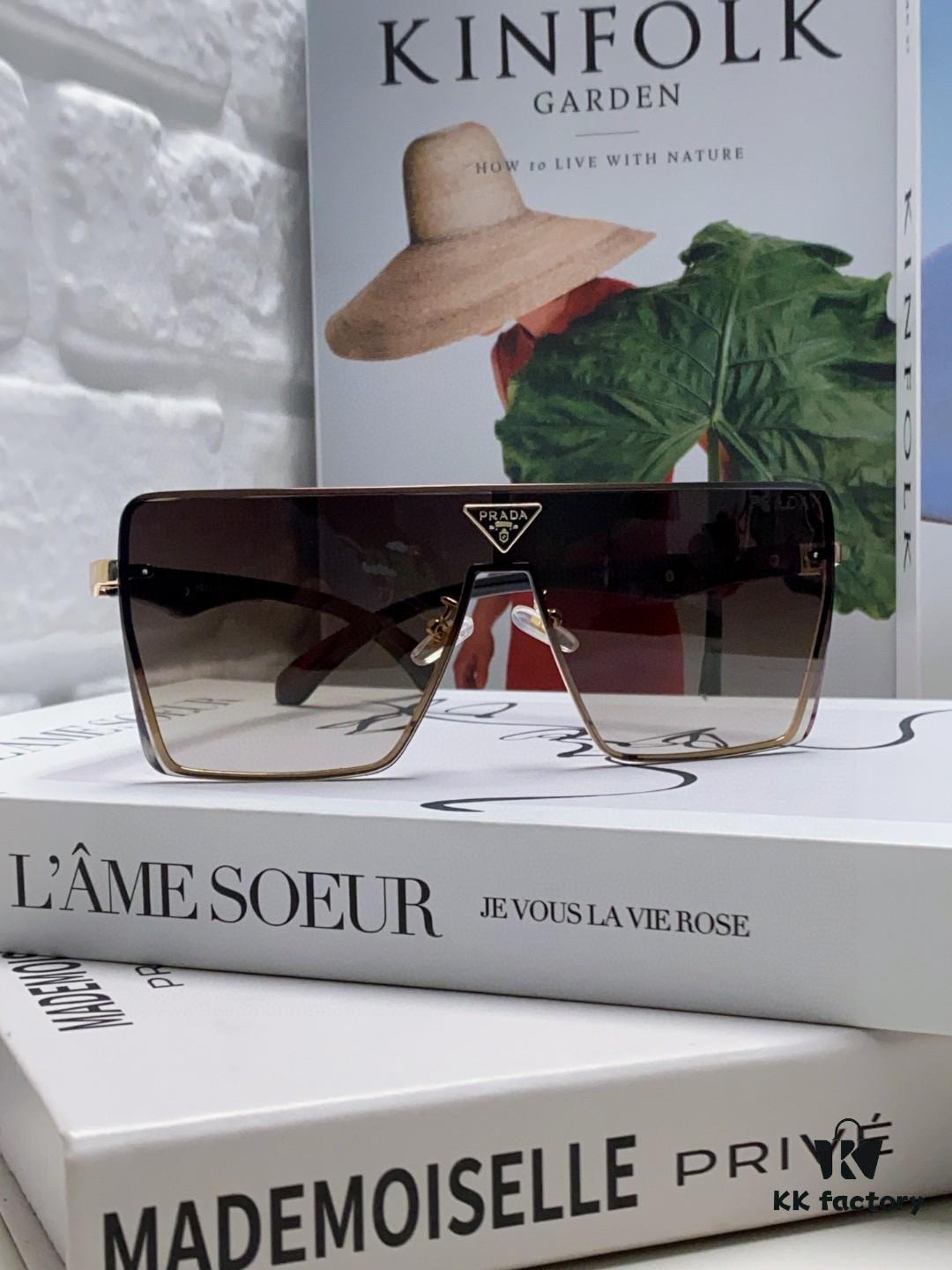 6931f9fb3a89a121ed54b07b Prada 2025 New Large-Frame Unisex Sunglasses, Fashionable and Trendy Casual Shades, Travel and Driving Sun Glasses