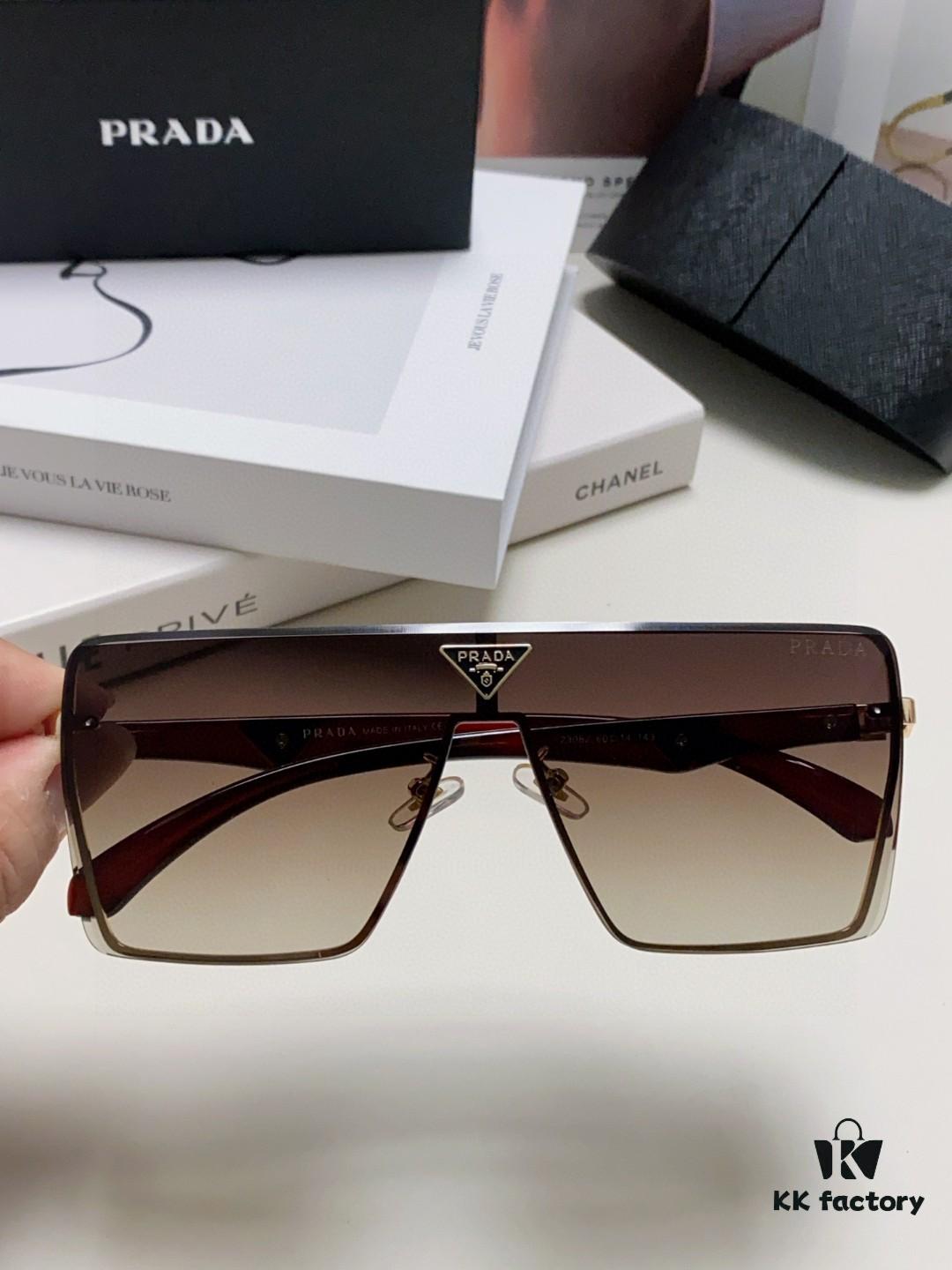 6931f9fb3a89a121ed54b07d Prada 2025 New Large-Frame Unisex Sunglasses, Fashionable and Trendy Casual Shades, Travel and Driving Sun Glasses