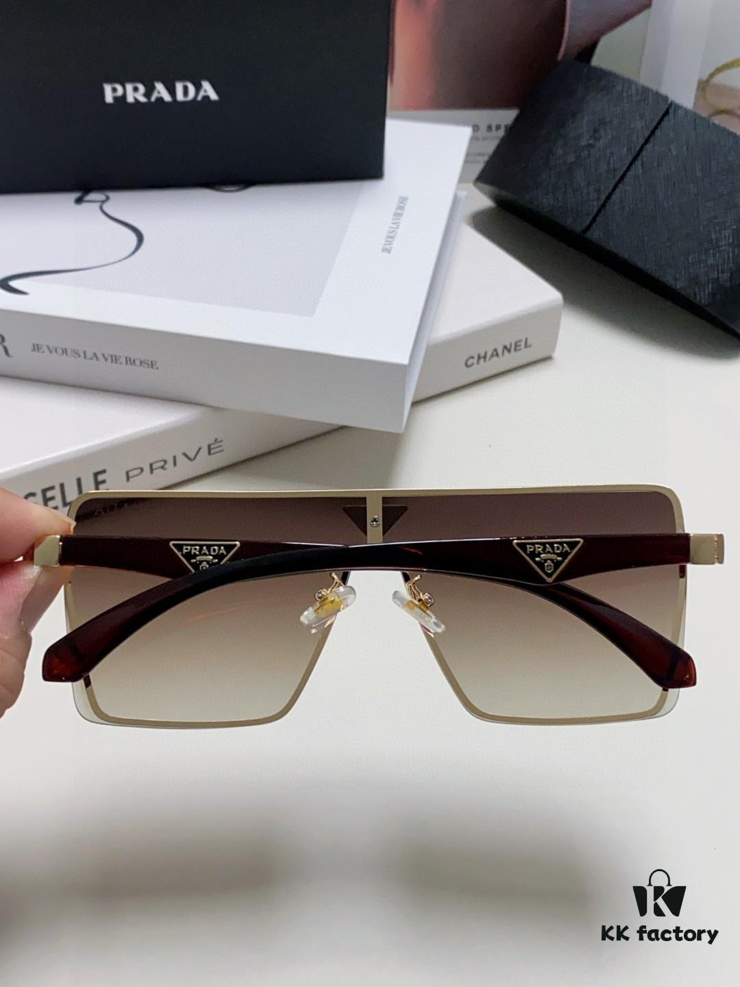 6931f9fb3a89a121ed54b07e Prada 2025 New Large-Frame Unisex Sunglasses, Fashionable and Trendy Casual Shades, Travel and Driving Sun Glasses