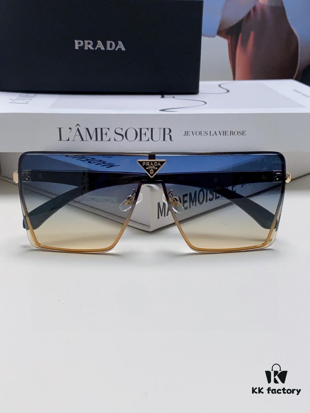 6931f9fd3a89a121ed54b094 Prada 2025 New Large-Frame Unisex Sunglasses, Fashionable and Trendy Casual Shades, Travel and Driving Sun Glasses