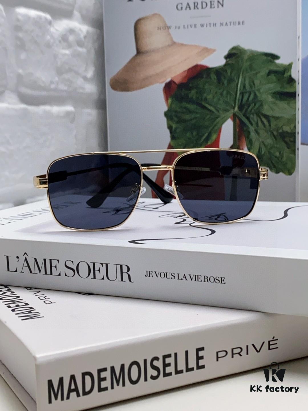 6931f9fd3a89a121ed54b099 Prada 2025 Fashion New Arrival Stylish High-End Square Sunglasses Unisex UV Protection Full-Rim Sun Glasses