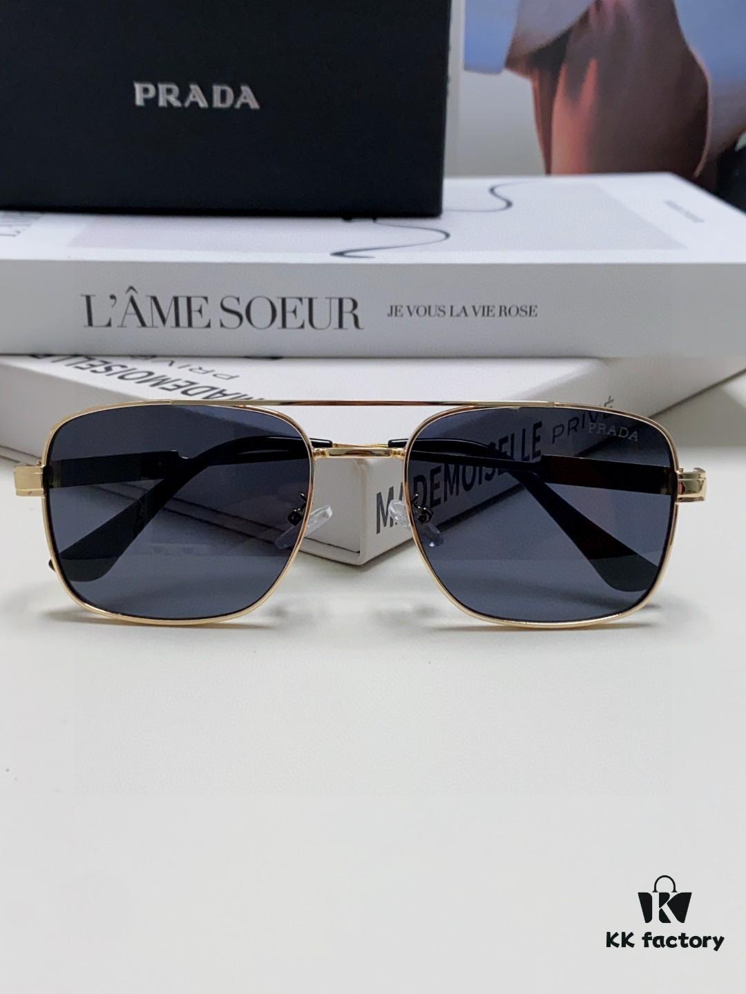 6931f9fd3a89a121ed54b09e Prada 2025 Fashion New Arrival Stylish High-End Square Sunglasses Unisex UV Protection Full-Rim Sun Glasses