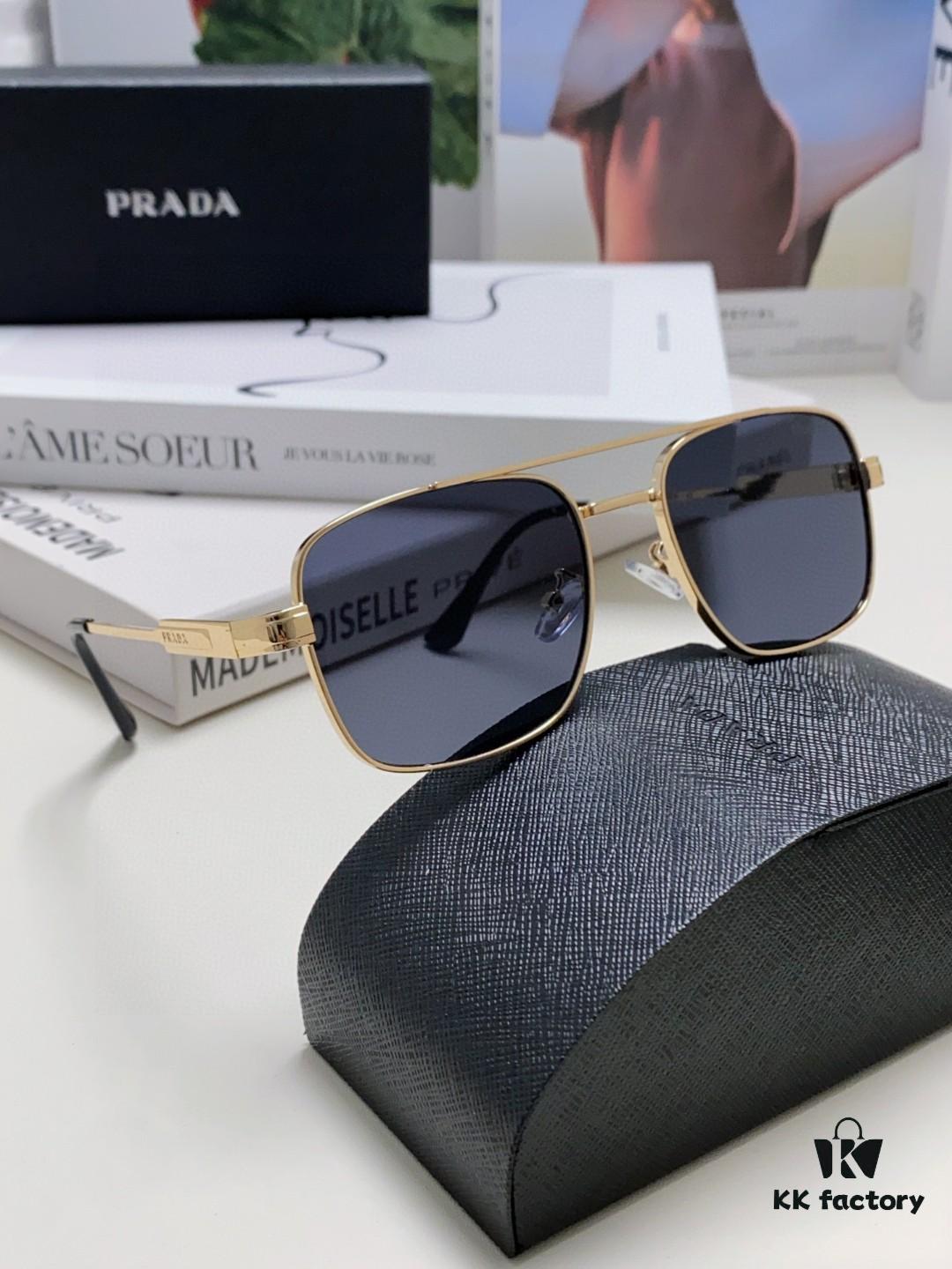 6931f9fd3a89a121ed54b09f Prada 2025 Fashion New Arrival Stylish High-End Square Sunglasses Unisex UV Protection Full-Rim Sun Glasses