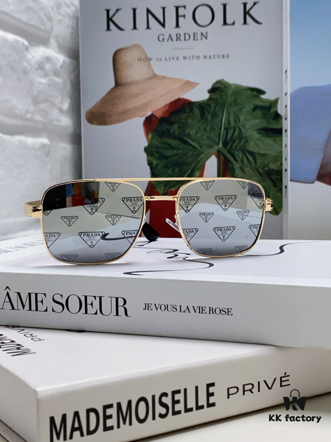 6931f9fe3a89a121ed54b0ad Prada 2025 Fashion New Arrival Stylish High-End Square Sunglasses Unisex UV Protection Full-Rim Sun Glasses