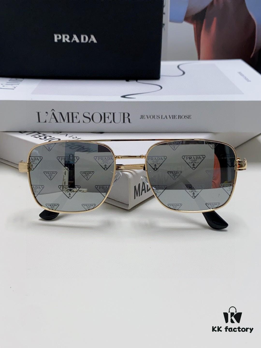 6931f9ff3a89a121ed54b0b2 Prada 2025 Fashion New Arrival Stylish High-End Square Sunglasses Unisex UV Protection Full-Rim Sun Glasses
